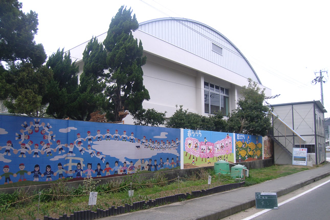 内海小学校屋内運動場 耐震補強