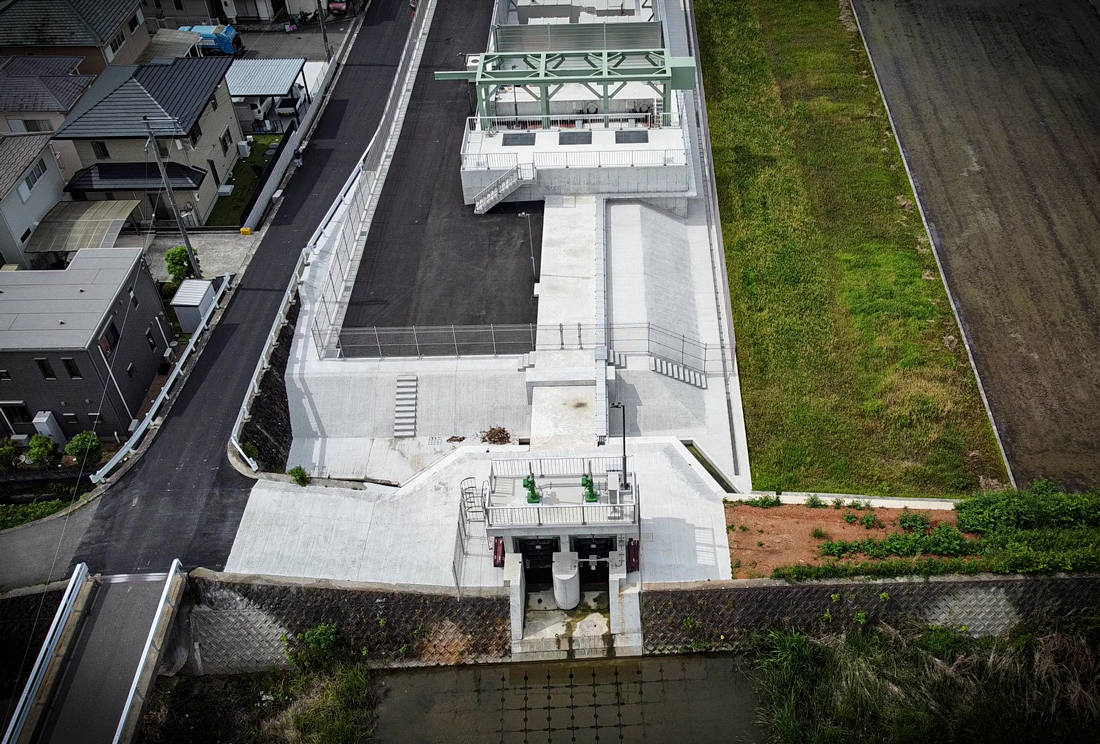 岡田排水ポンプ場整備工事
