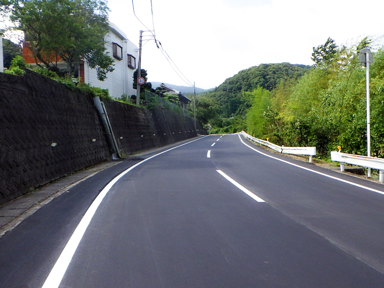 野上清水線交付金道路保全工事
