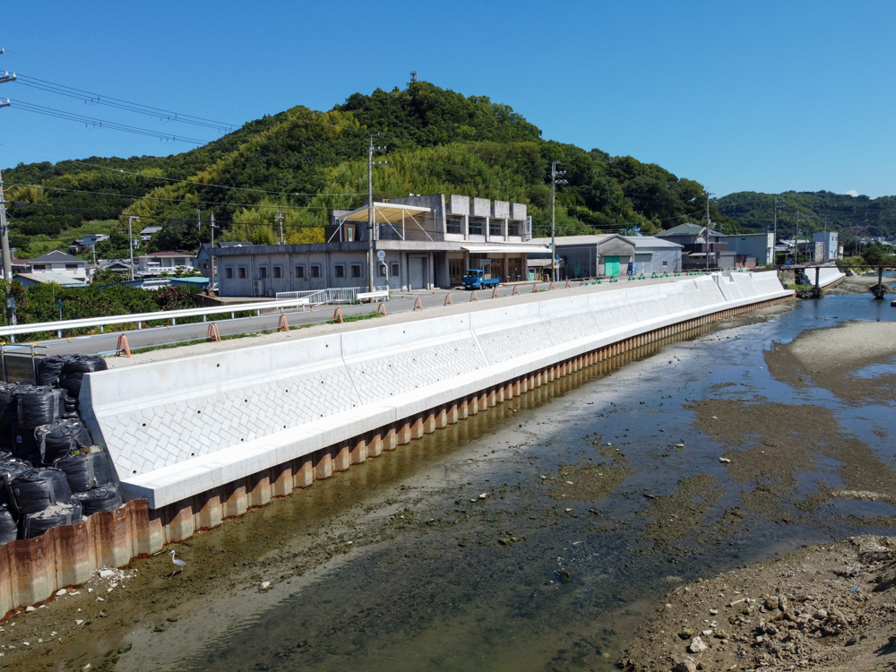 加茂川河川整備工事