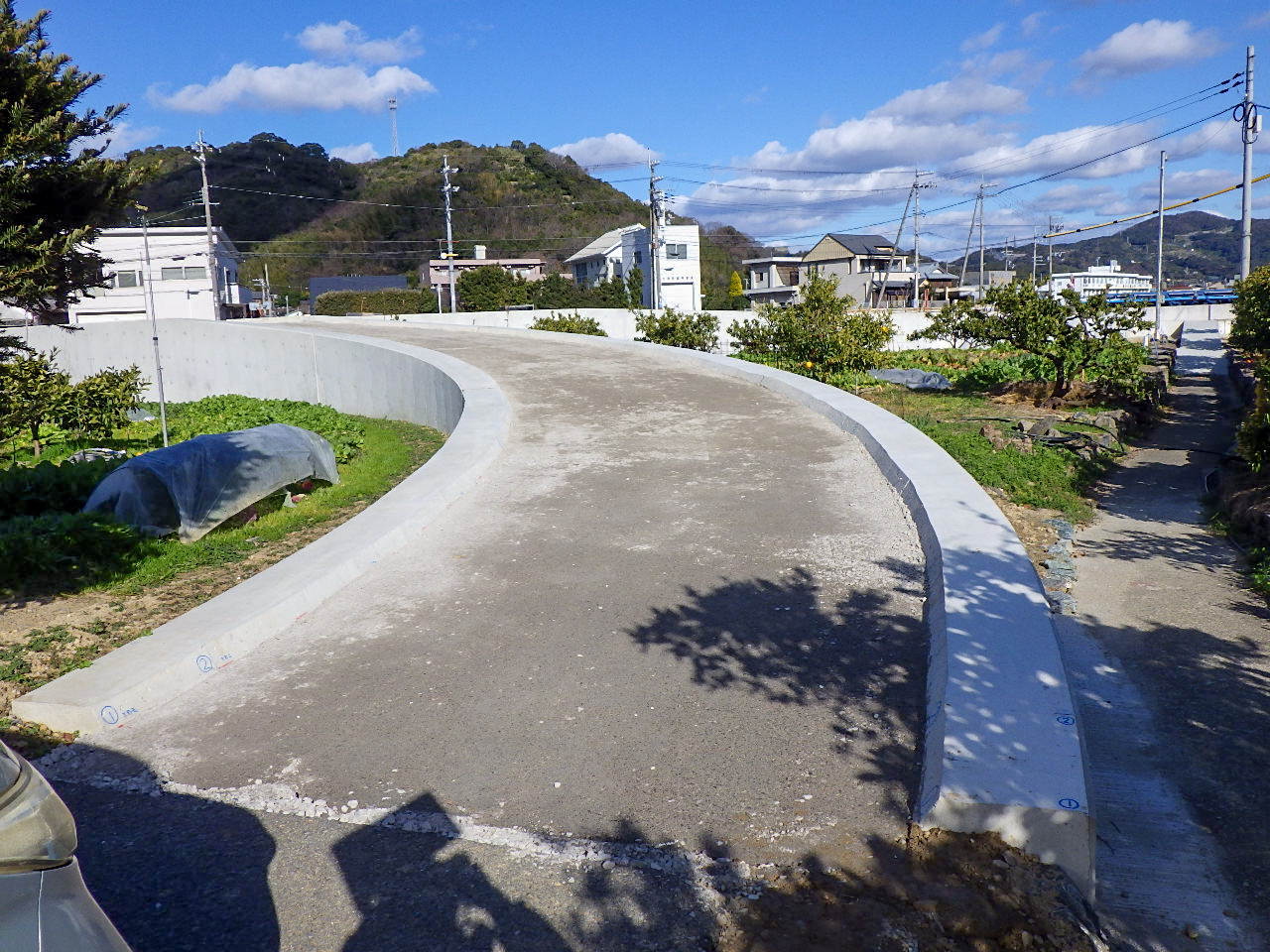 加茂川河川整備工事(コンクリート擁壁工事)